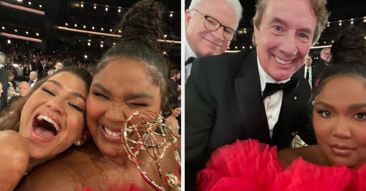 Lizzo Took A Selfie With All These Famous People At The Emmys