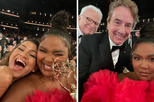 Lizzo Took A Selfie With So Many Famous People At The Emmys And I Love