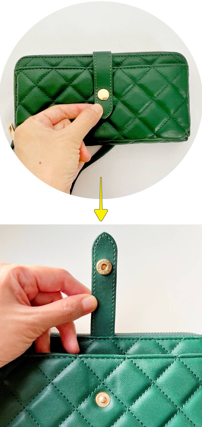 もうバッグいらないじゃん しまむらの ポーチみたいな長財布 スマホも入って便利すぎる