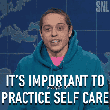 Pete Davidson saying &quot;it&#x27;s important to practice self care&quot;