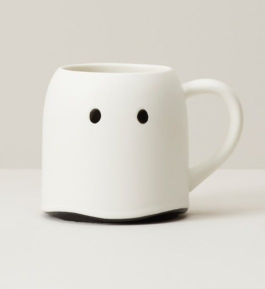a ghost mug on a white background