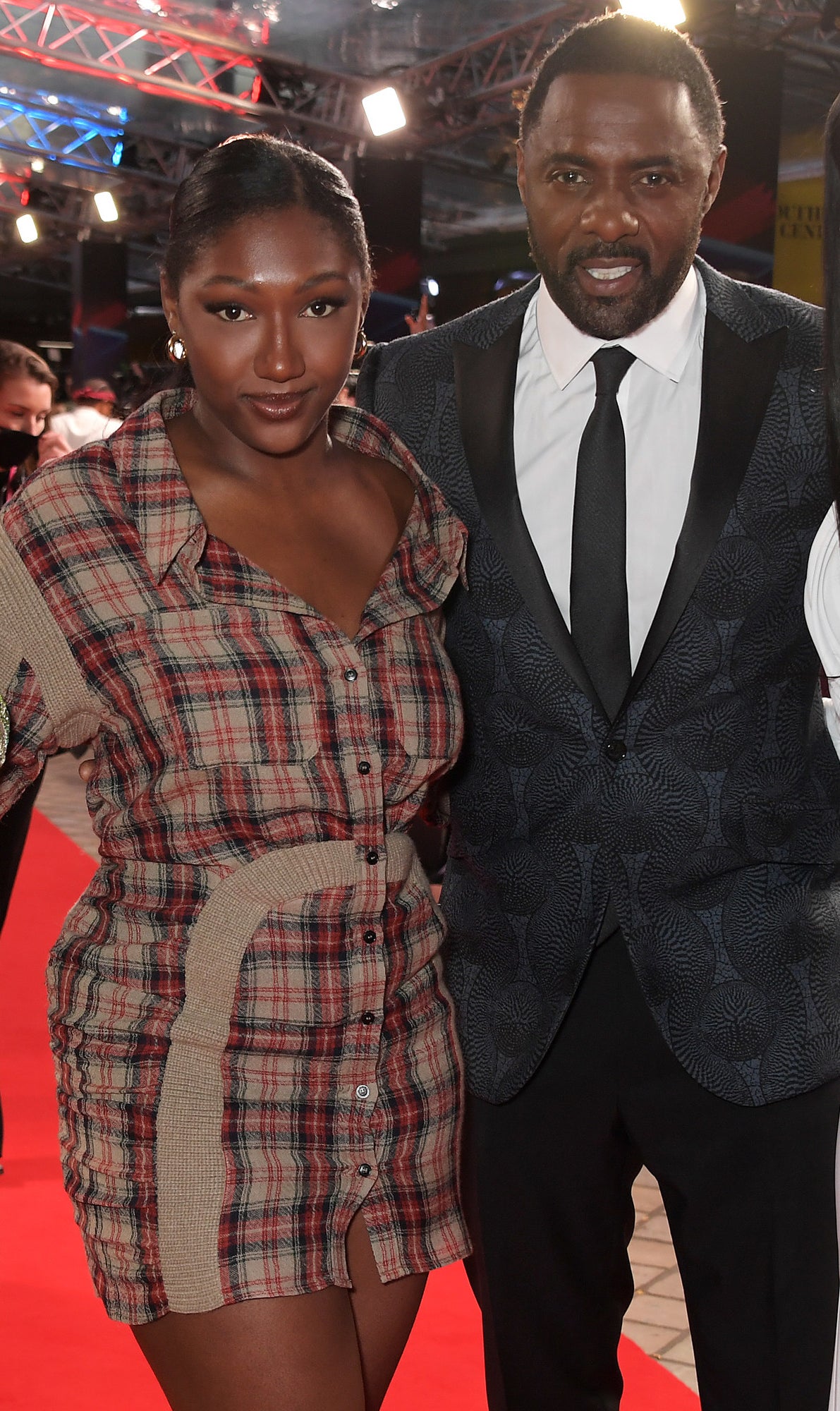 Isan and Idris on the red carpet
