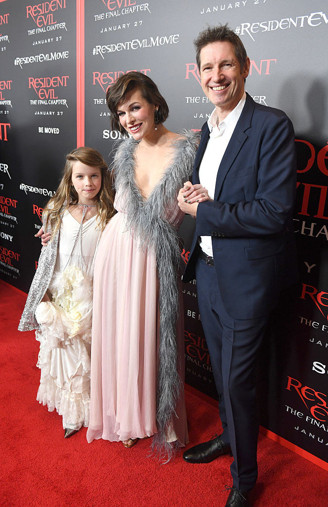 the family on the red carpet
