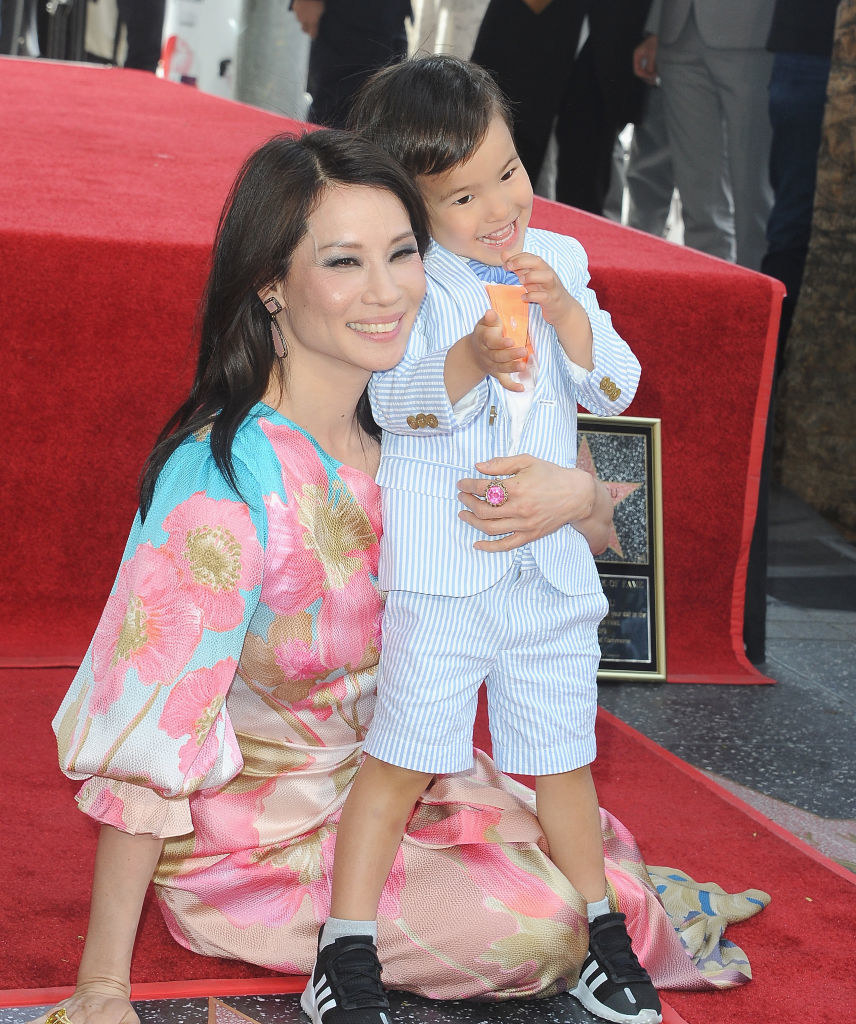 Lucy Liu and Rockwell