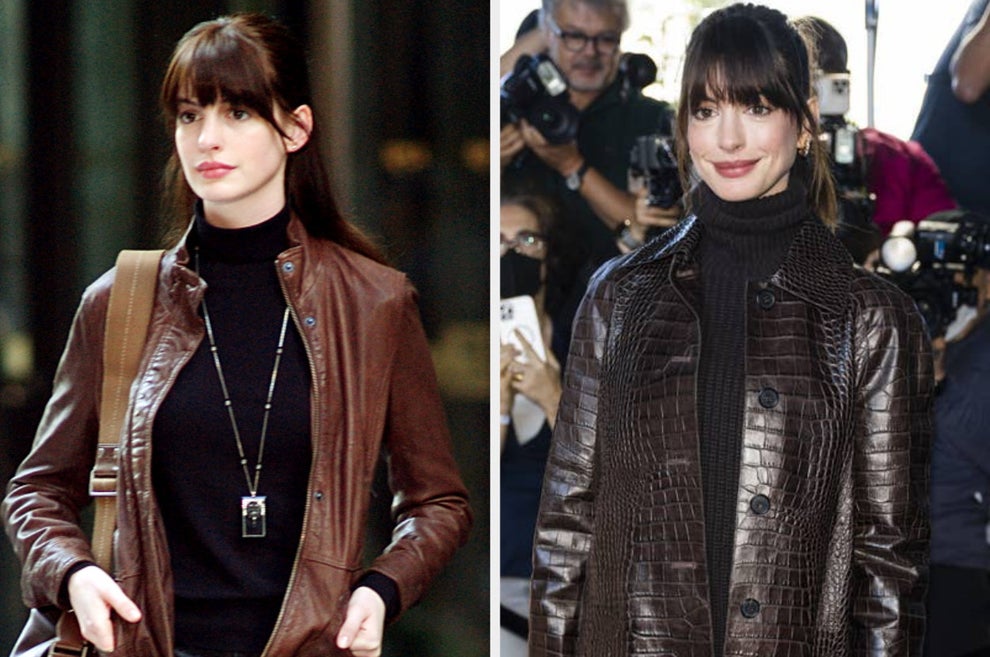 Anne Hathaway Recreated A Devil Wears Prada Outfit