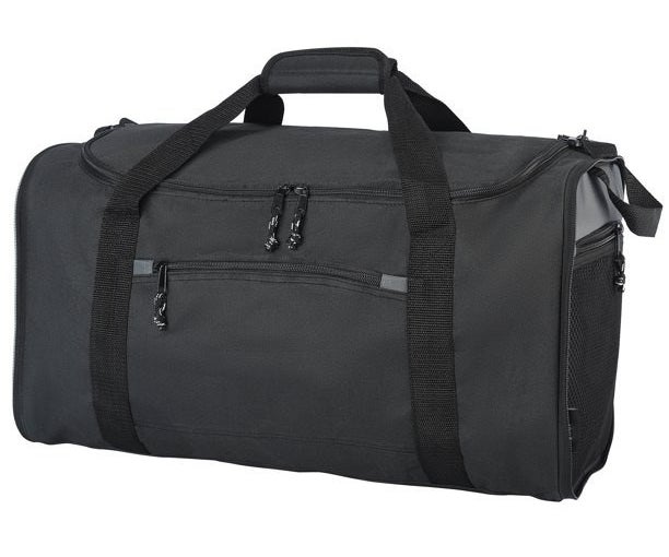 the black duffel bag