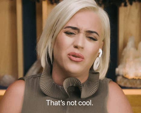 someone looking hurt saying that's not cool