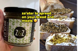 za'atar on bread 