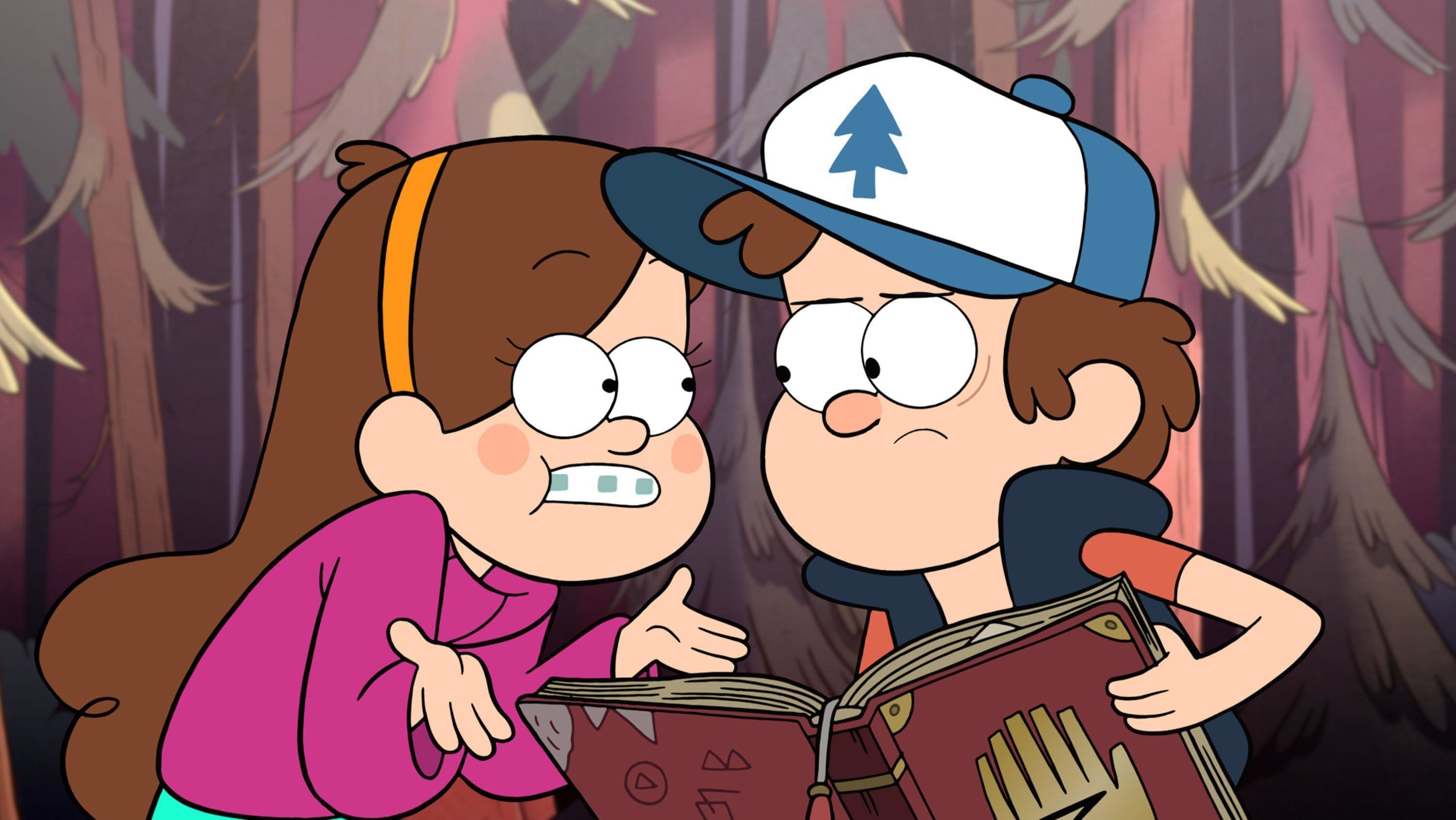 Mabel and Dipper investigate a mysterious book in &quot;Gravity Falls&quot;