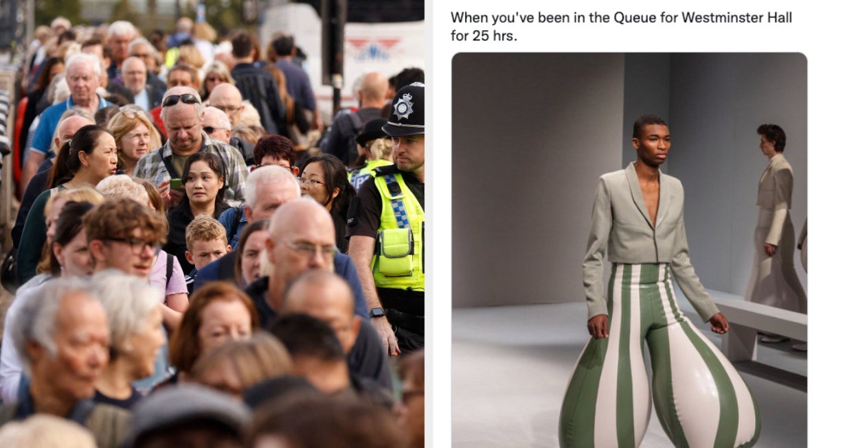 Photo of 17 Very British Tweets About The Very British Queue To See The Very British Queen's Coffin