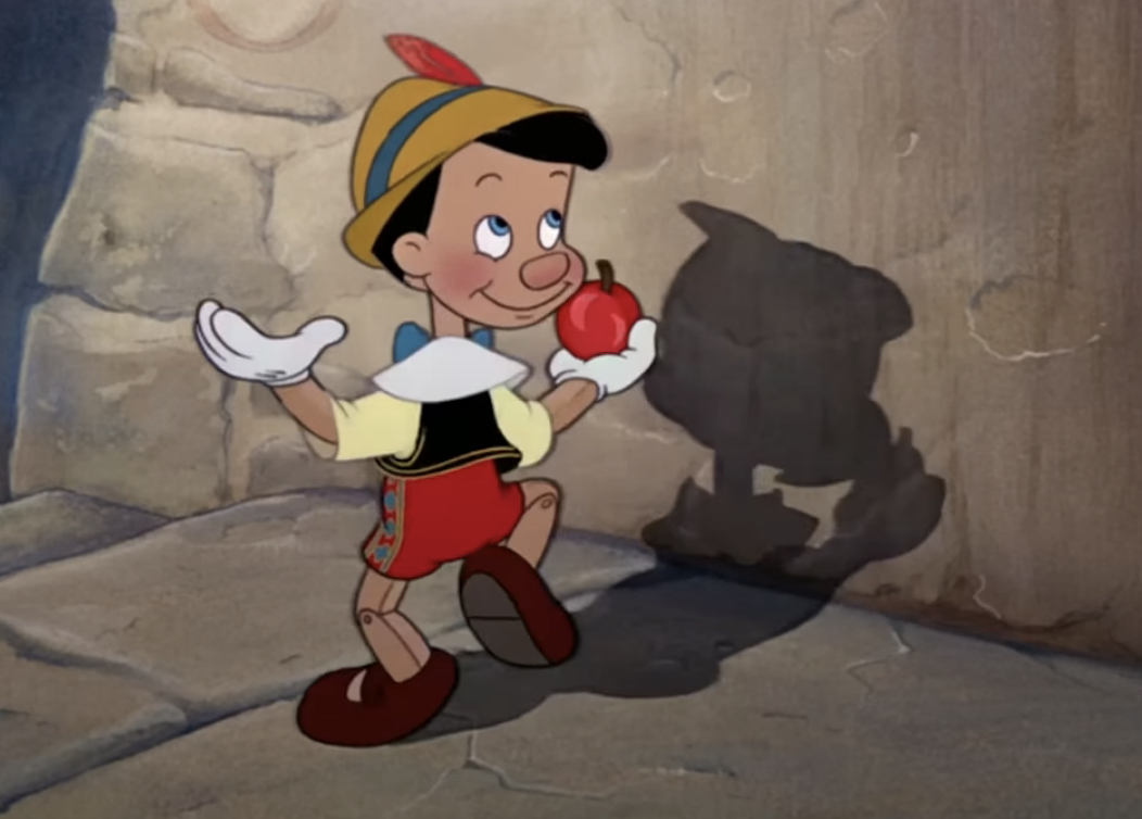 Pinocchio entertaining