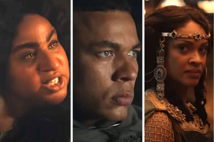 diverse characters on the different fantasy shows