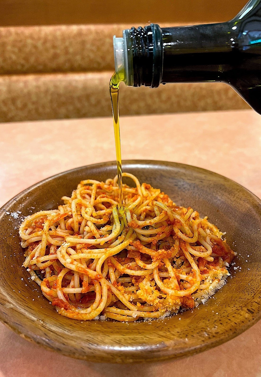 サイゼリヤのおすすめメニュー「スパゲティポモドーロ」