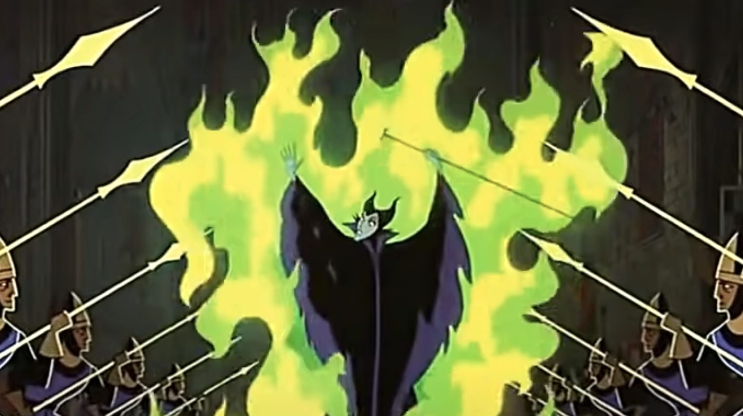 Maleficent casting spells