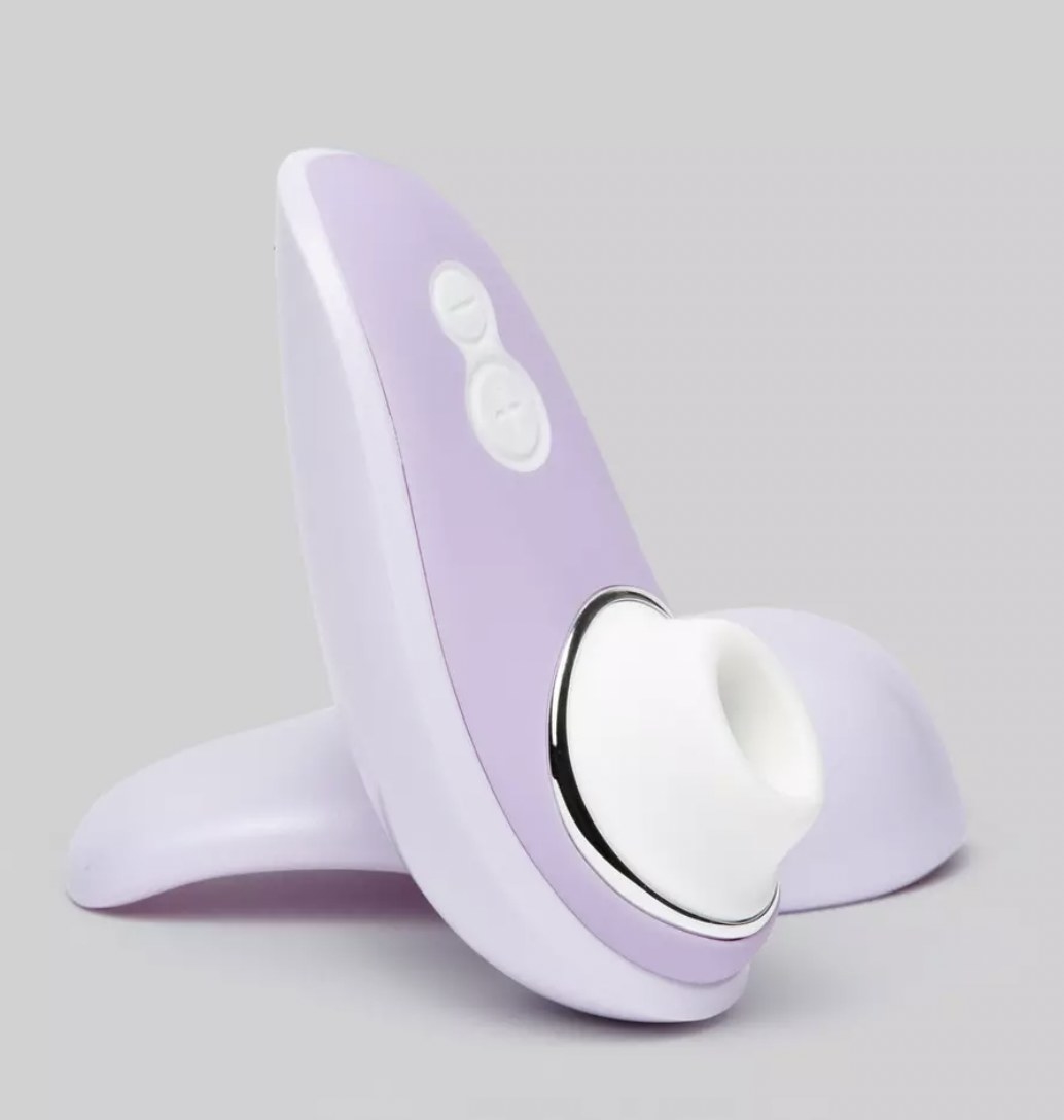 The purple suction toy