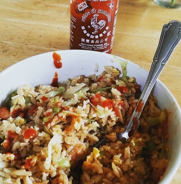 Sriracha fried rice
