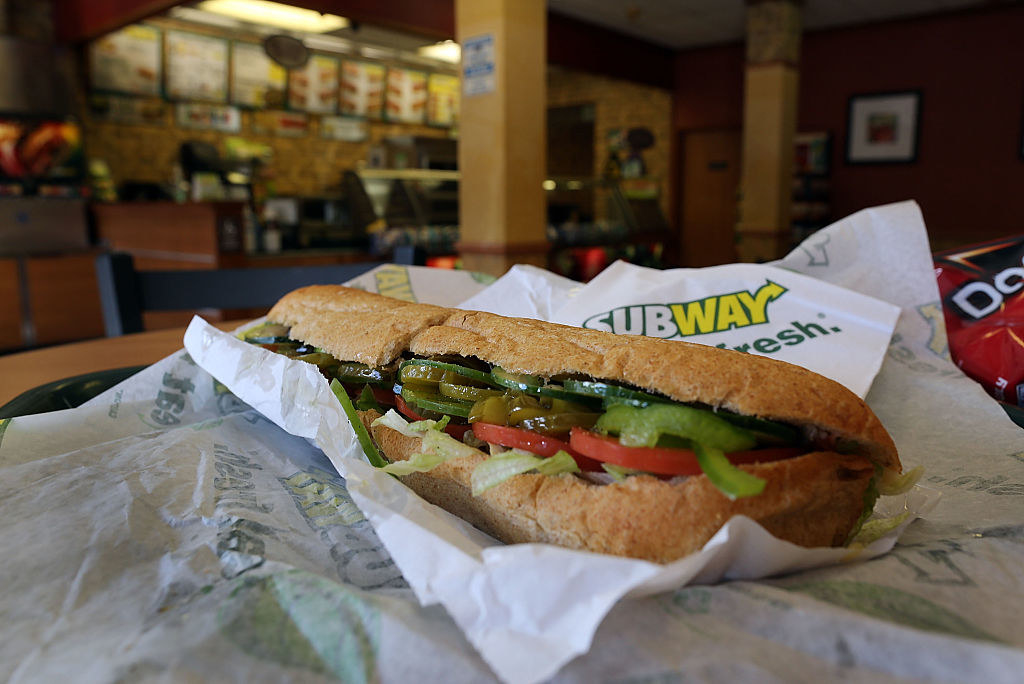 A Footlong sandwich from Subway