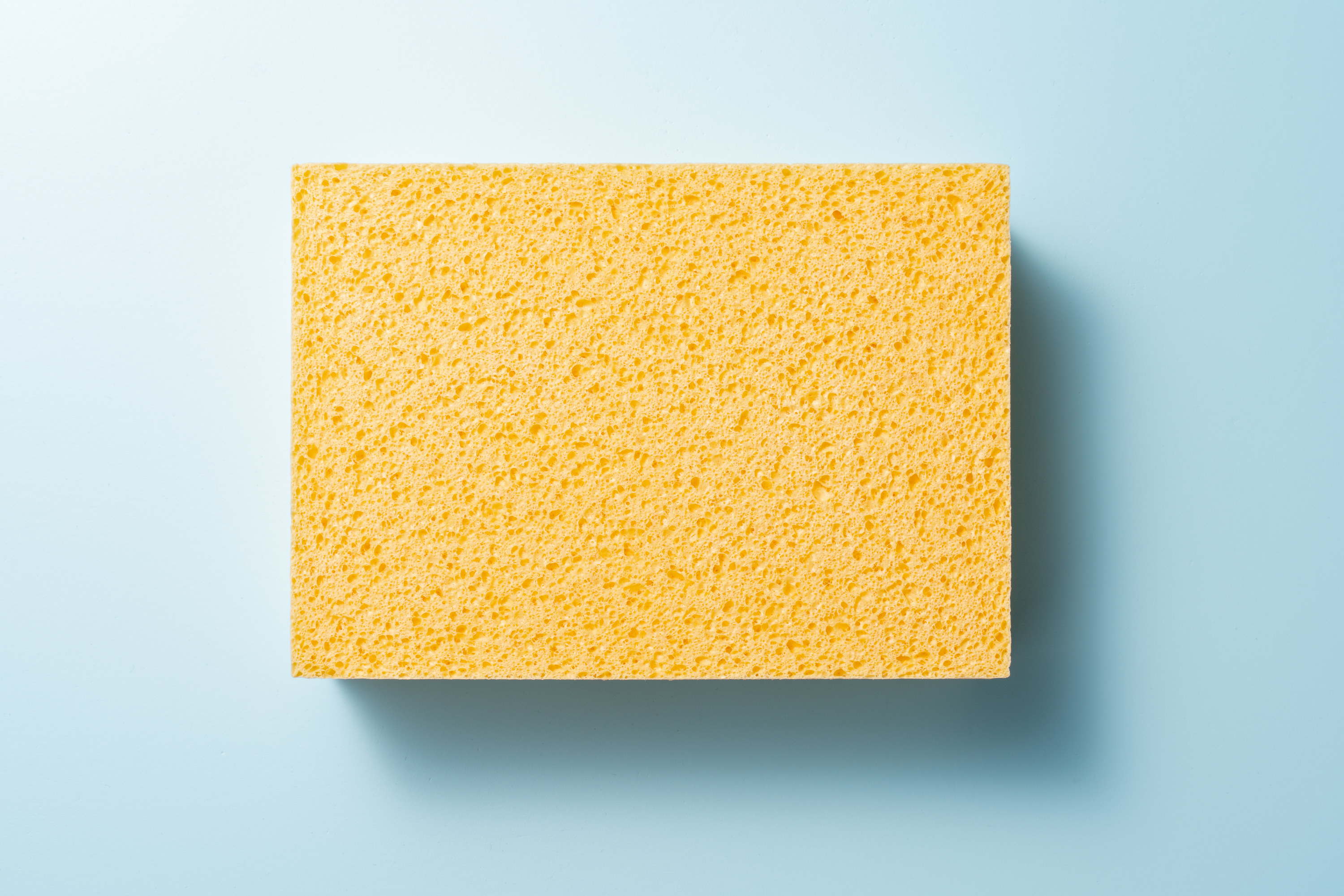 a yellow sponge