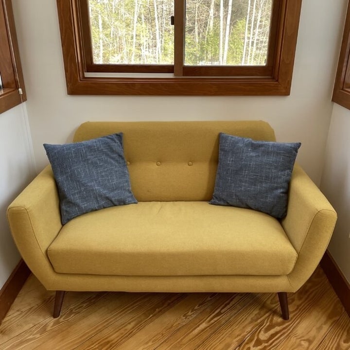 couch in yellow