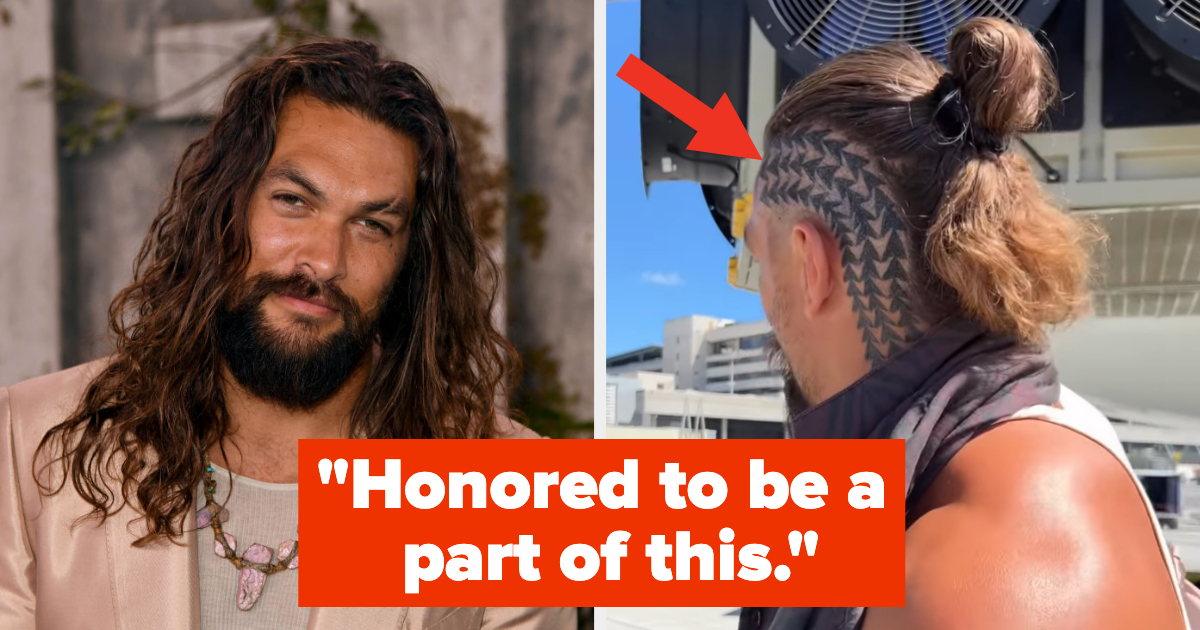 Jason Momoa Said Getting A Traditional Native Hawaiian Tattoo On His Head  Was A Powerful Moment In His Life