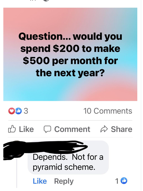 16 Screenshots Of MLM Babes Getting Called Out - 66