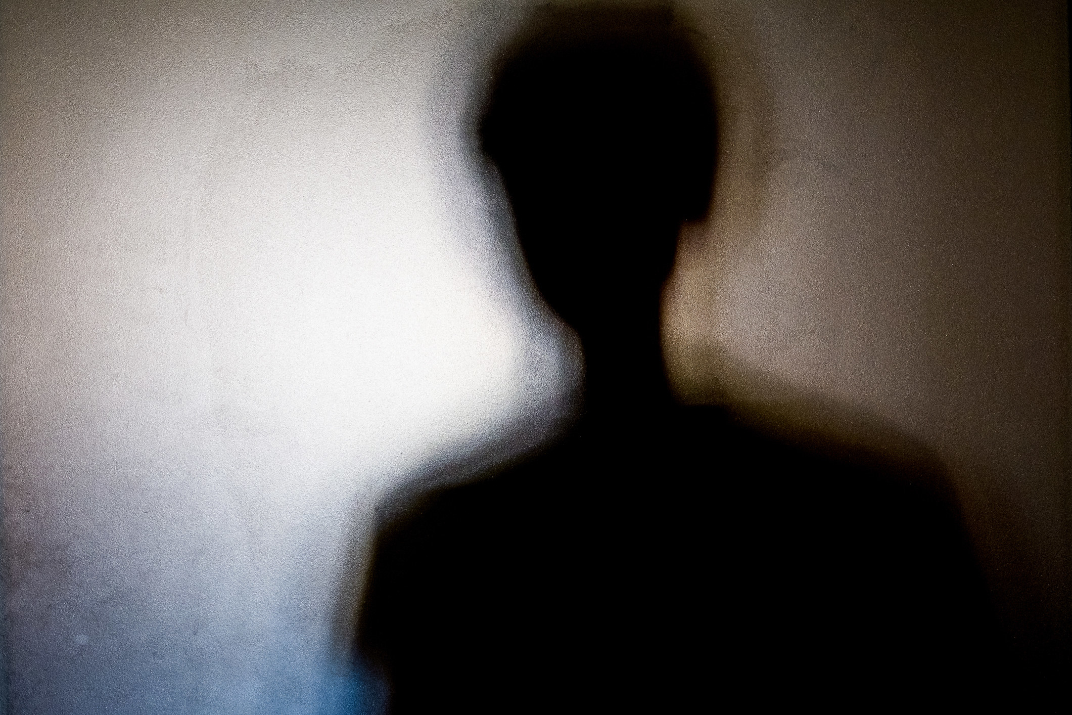 A shadowy figure