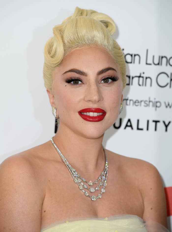 Close-up of Lady Gaga
