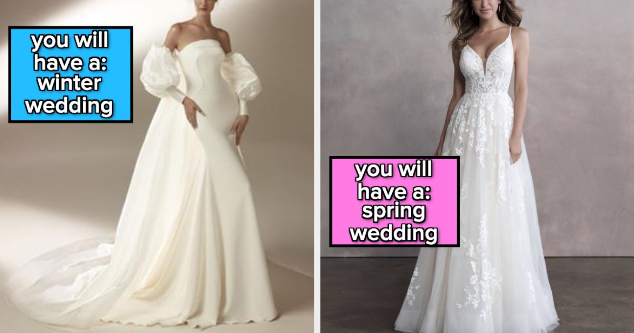 Its Kiiiinda Weird But We Know When Youll Get Married Based On Your Designer Wedding Dress 1142