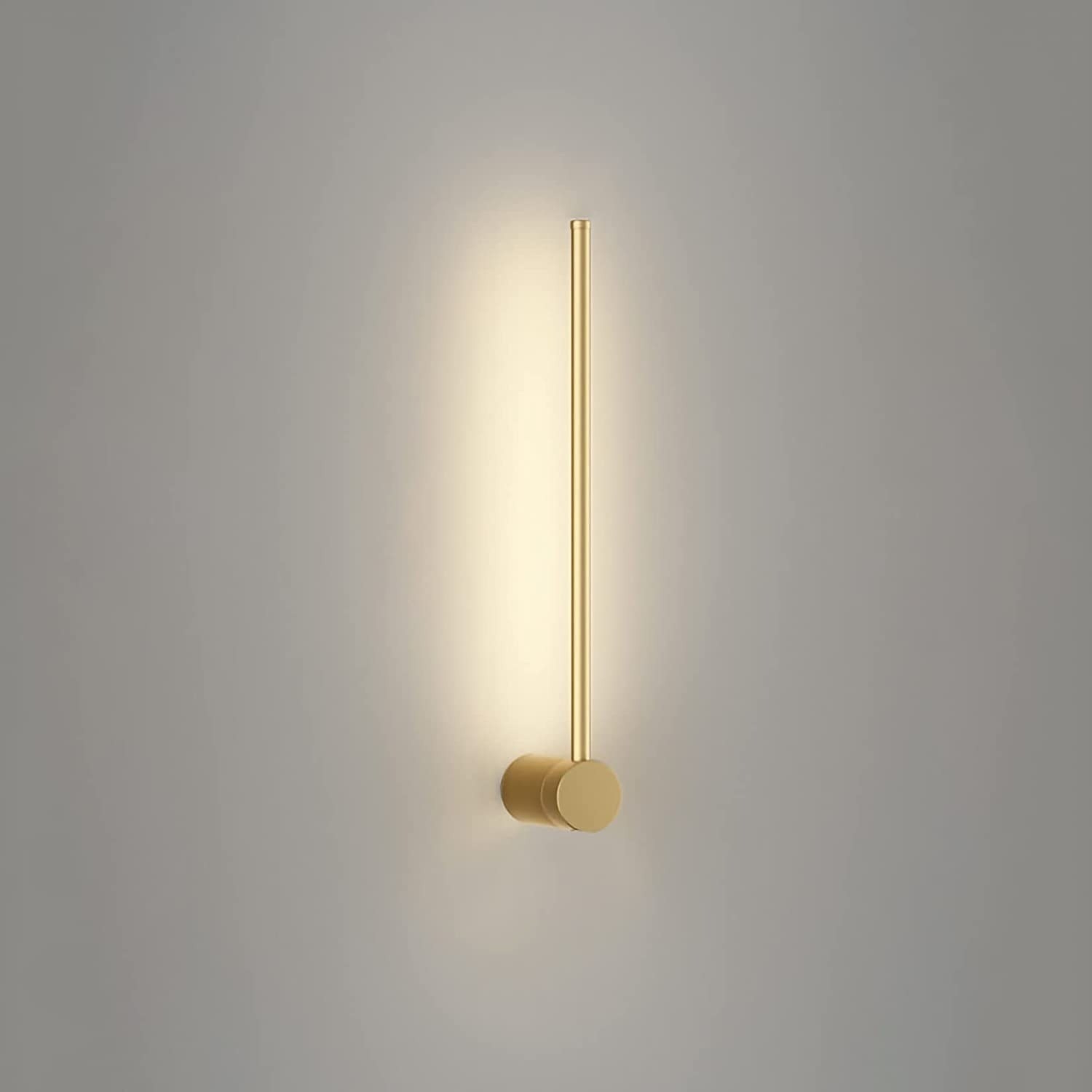lámpara LED de tira para pared color dorado