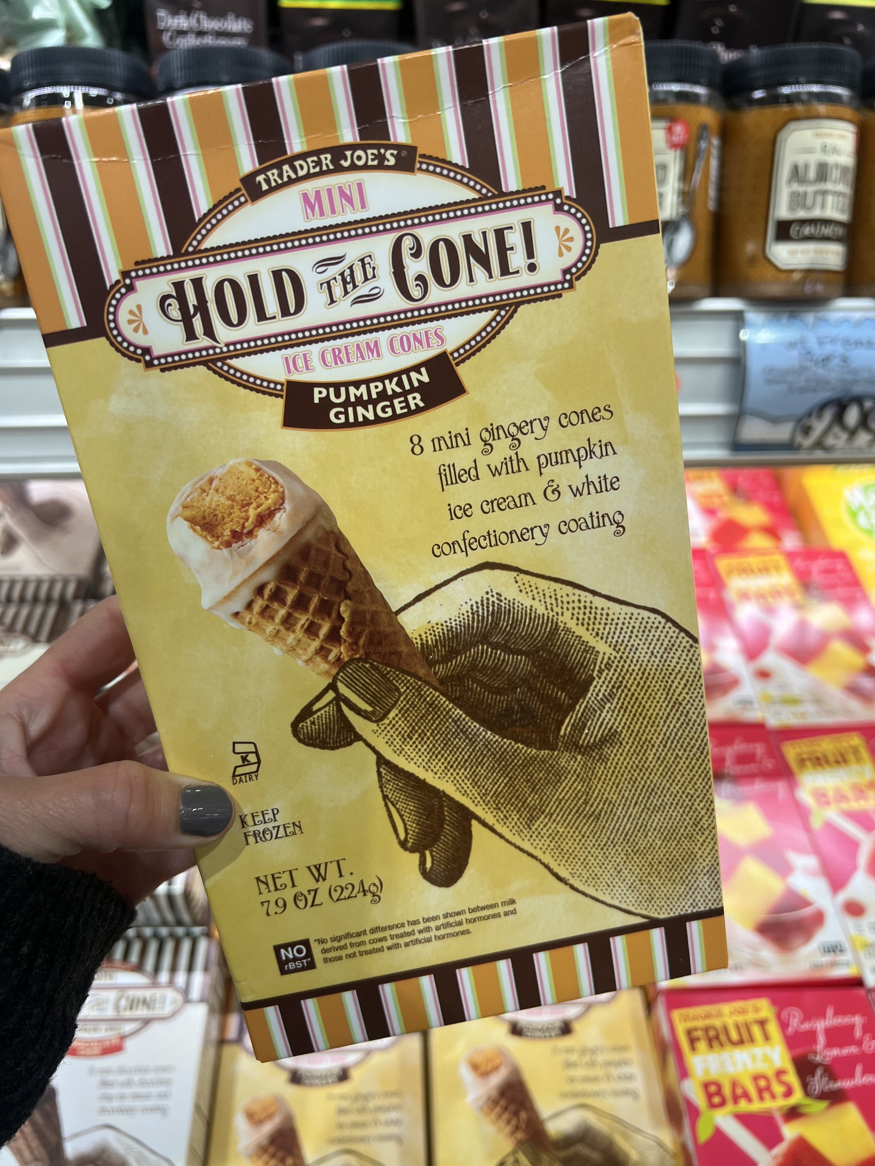 A box of Pumpkin Ginger Hold The Cone