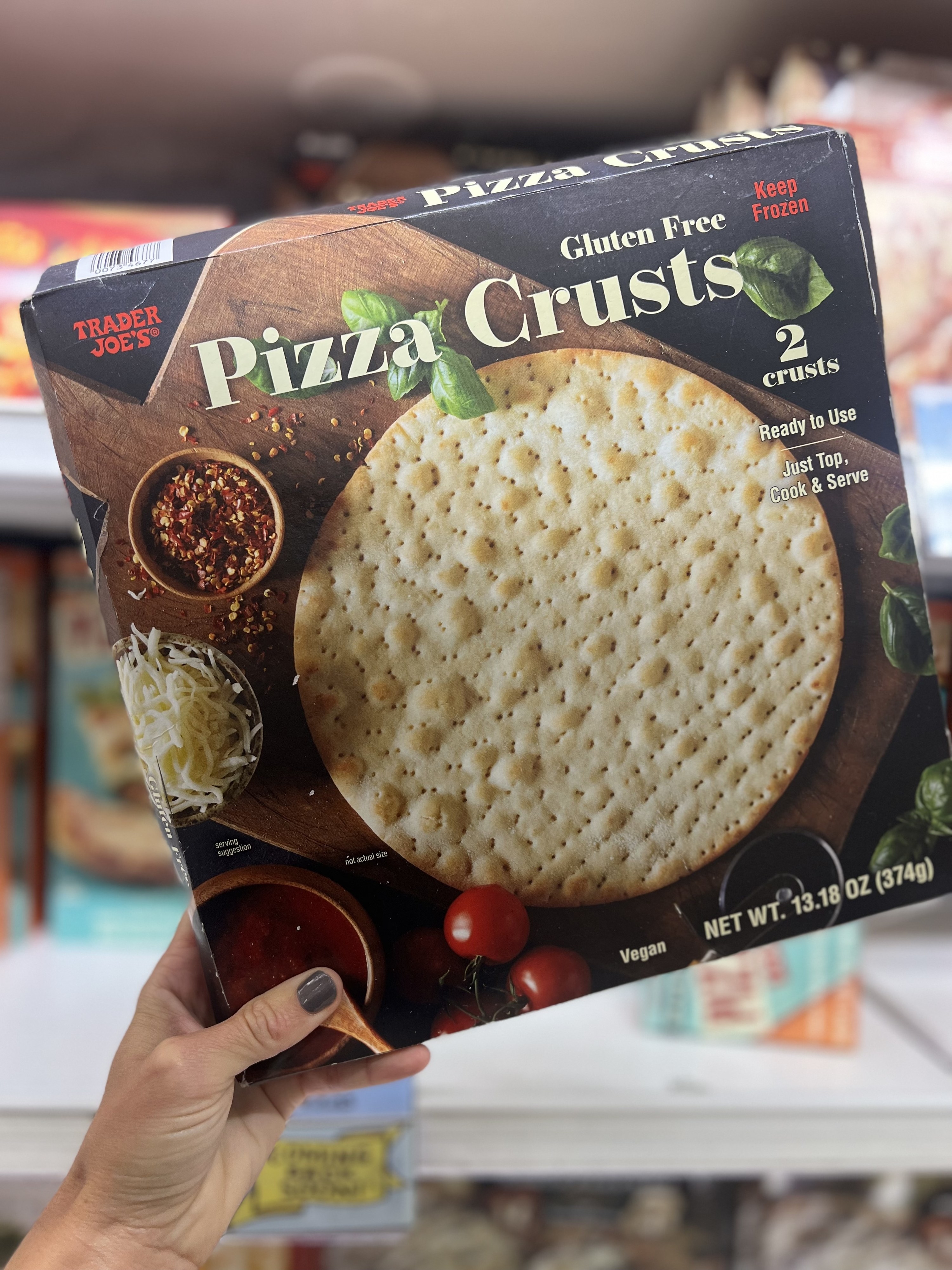 Frozen Gluten-Free Pizza Crust