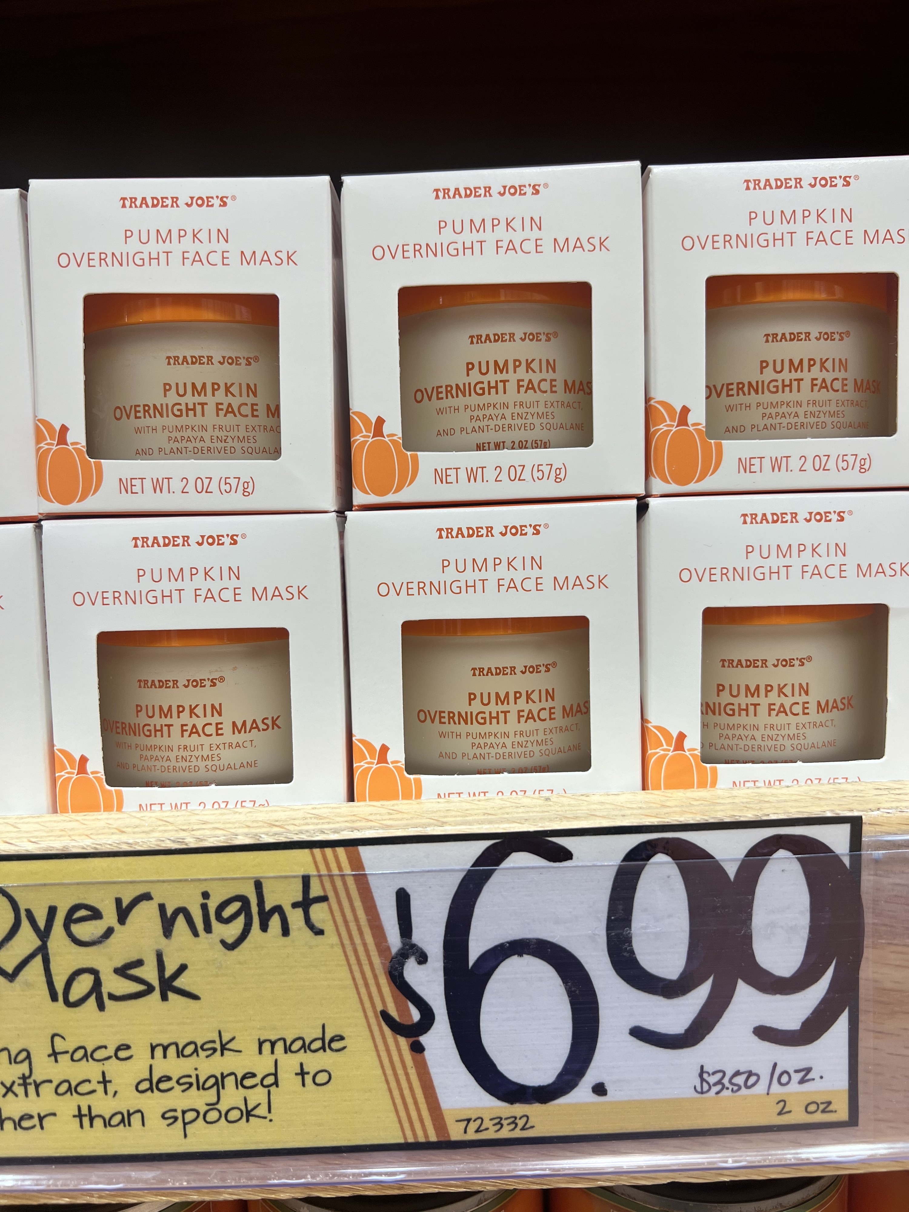 Pumpkin Overnight Face Mask