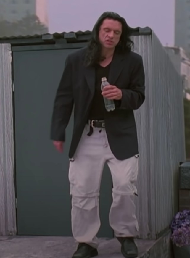 Tommy Wiseau as Johnny in The Room