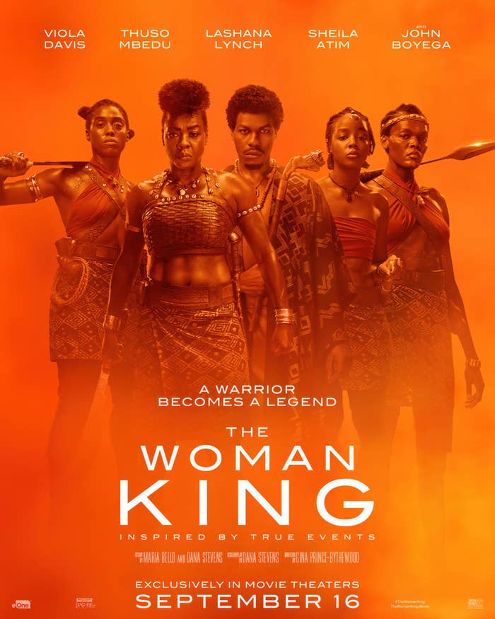 The poster for The Woman King