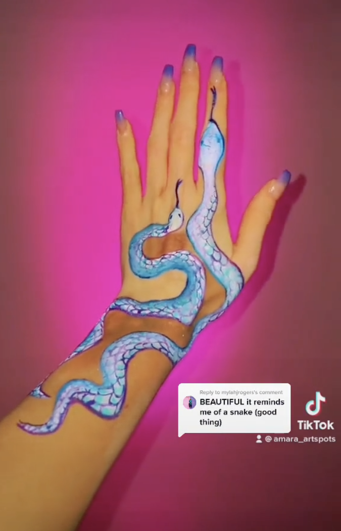 TikTok Woman Turns Vitiligo Into Art - 24