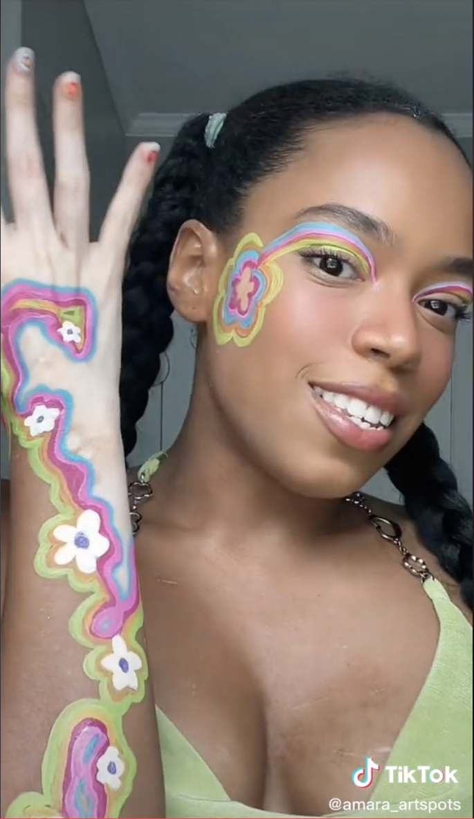 TikTok Woman Turns Vitiligo Into Art - 22