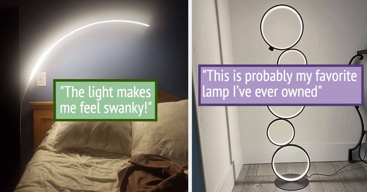 19 Modern Floor Lamps That'll Give Your Space A Total ~Glow Up~