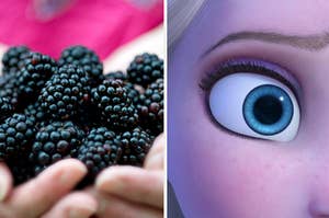 berries and blue eyes