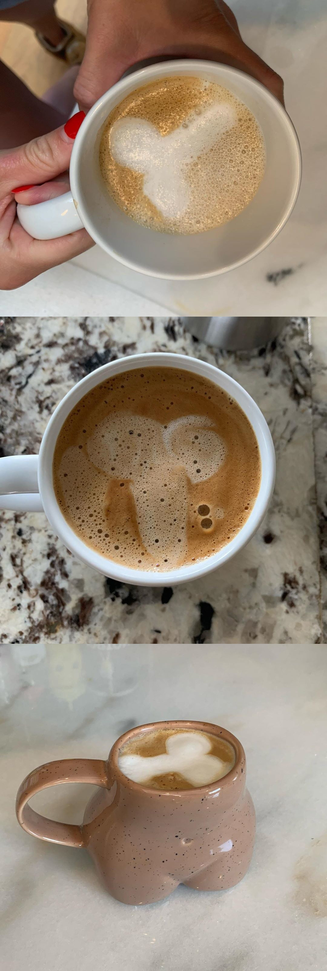 Penis latte art