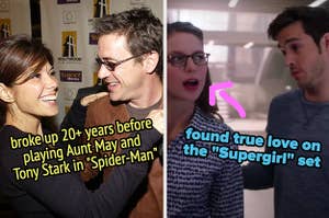 Marisa and Robert  broke up 20 plus years before Spider-Man, and Melissa found true love on the Supergirl set