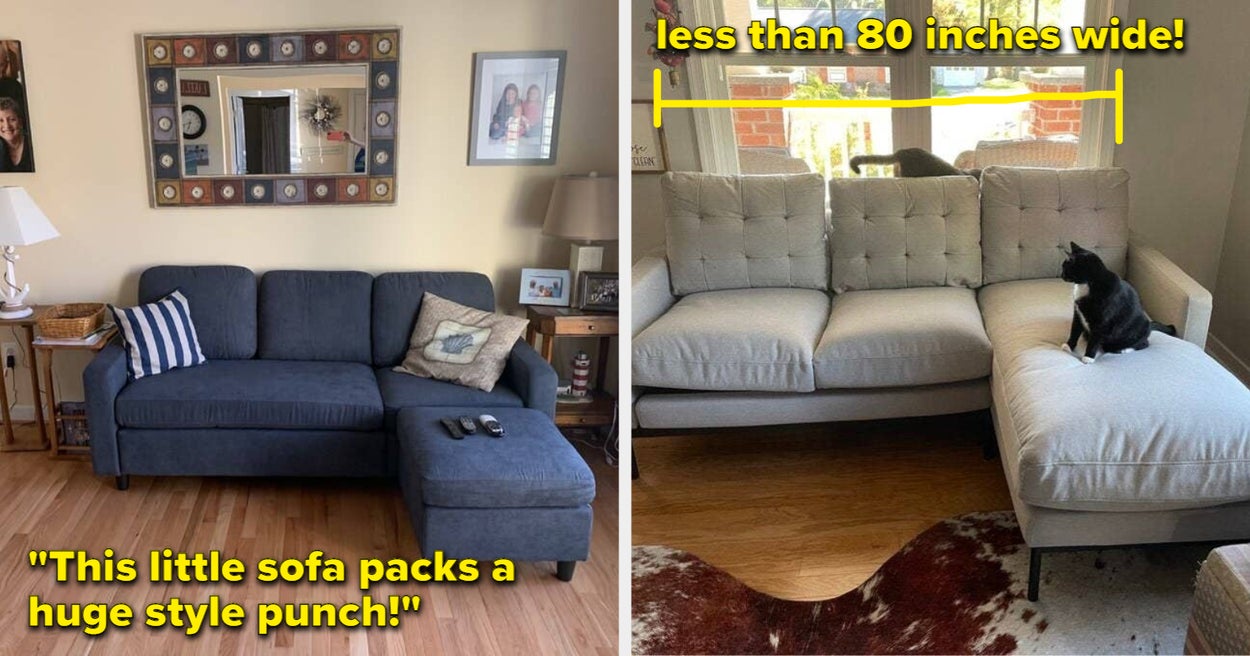 17 Small Sectional Sofas To Make Your Small Space Feel Super Cozy