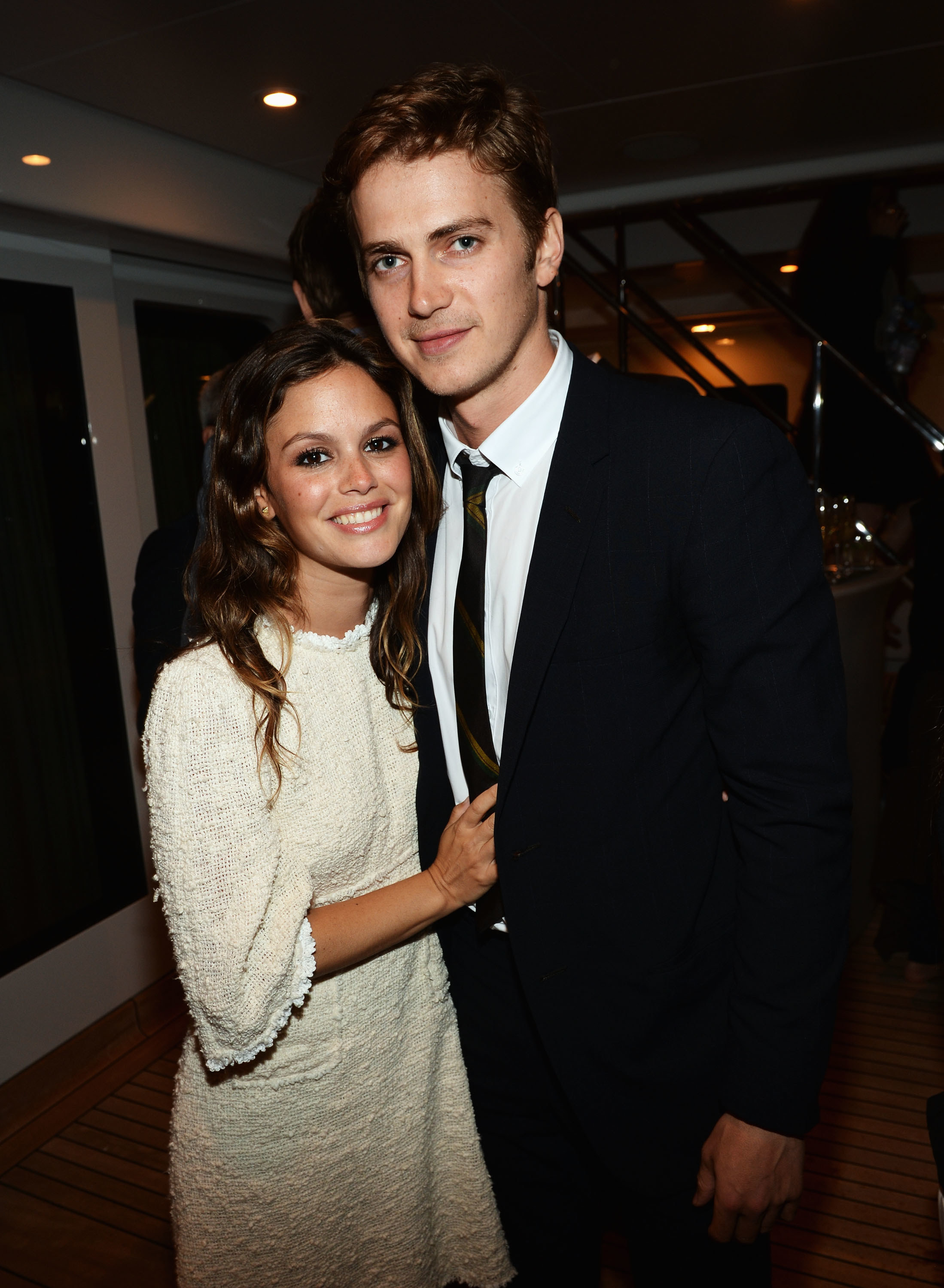 Rachel Bilson and Hayden Christensen are seen at a launch party for Glacier Films on May 19, 2013