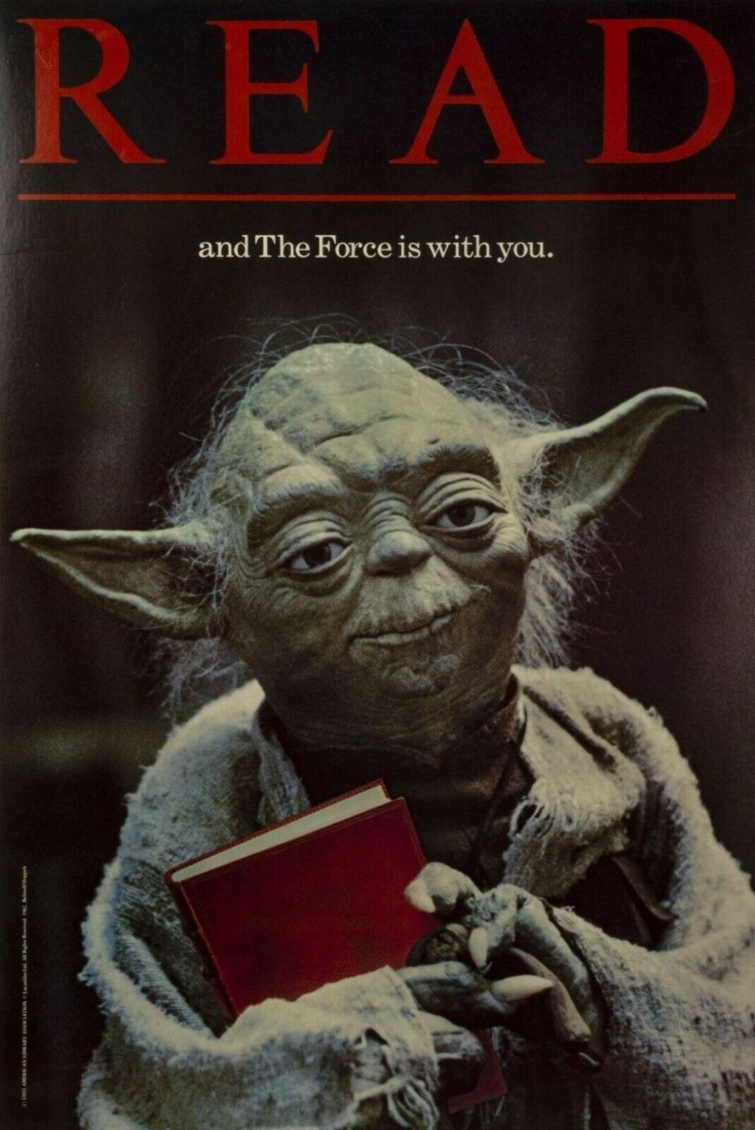 Yoda on a &quot;Read&quot; poster