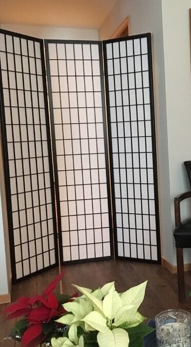 reviewer&#x27;s picture of the room divider