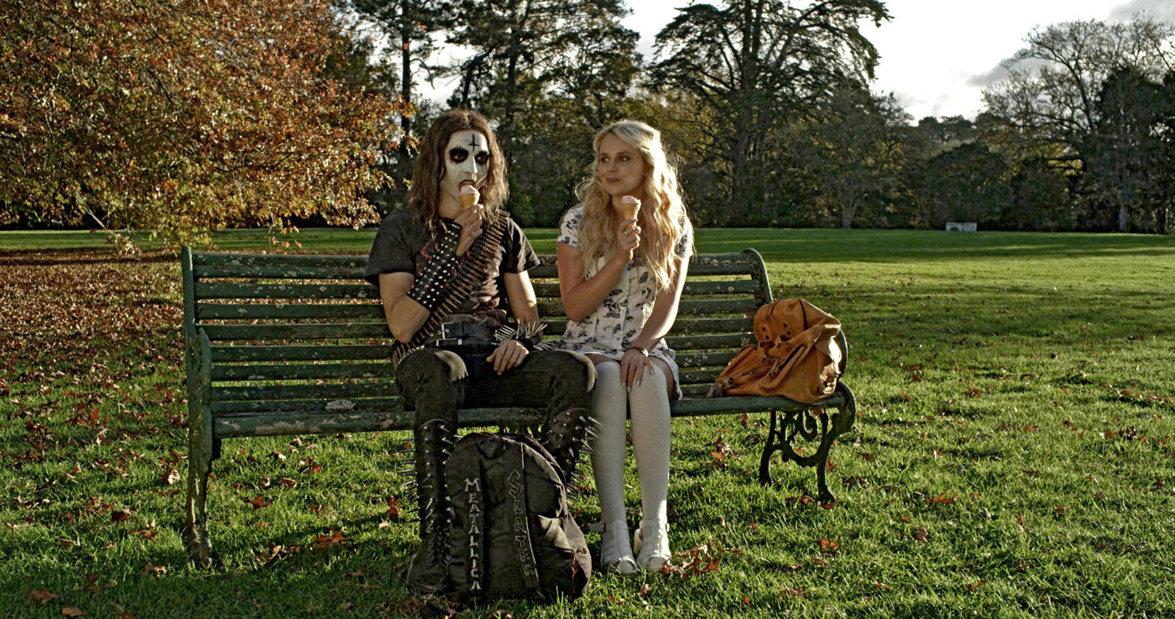 A death metal musician goes on a date with a glowing acquaintance in &quot;Deathgasm&quot;