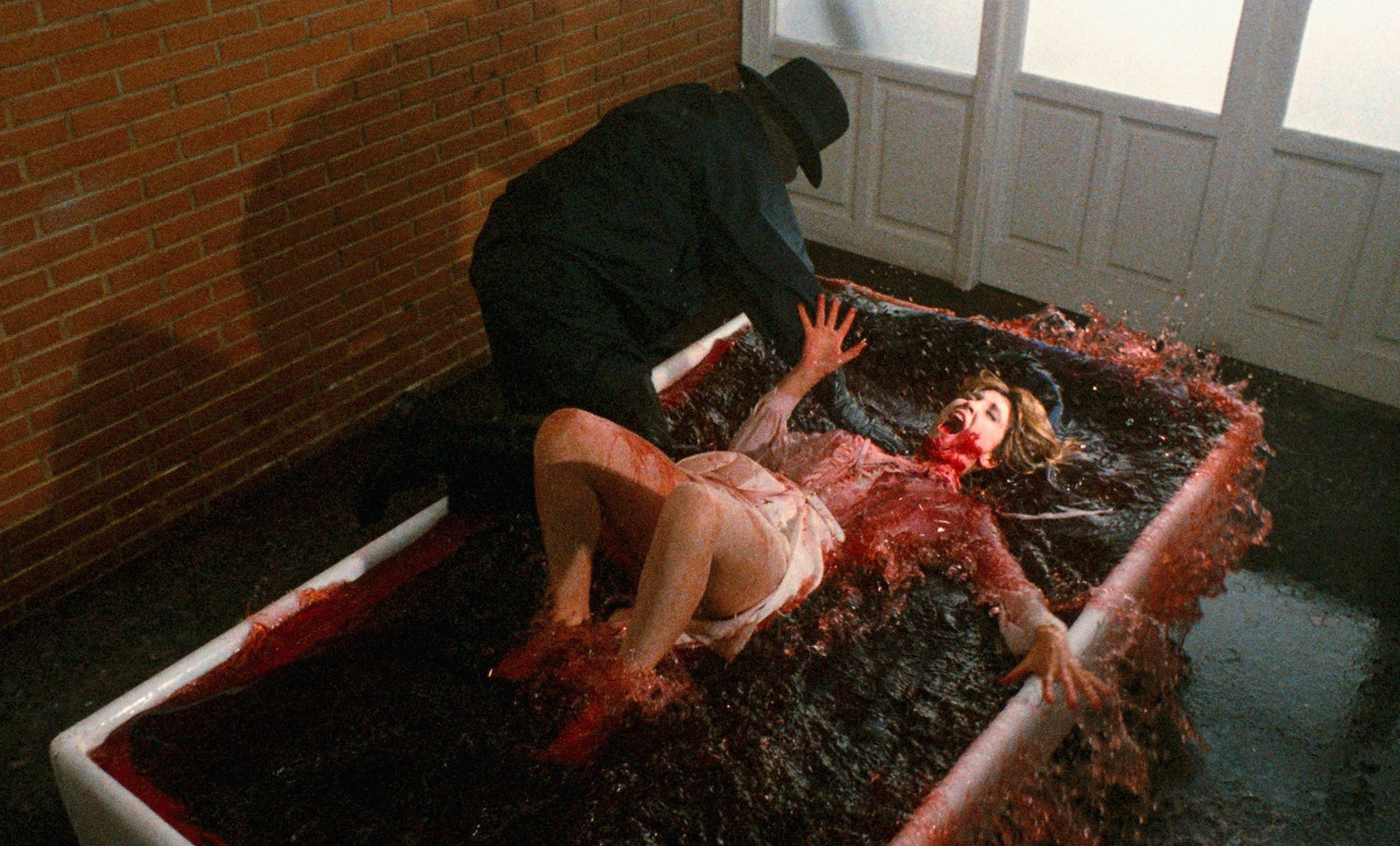 A mysterious figure dumps a woman into a literal pool of blood in &quot;Pieces&quot;