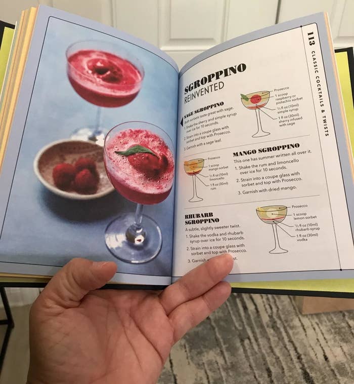 a reviewer&#x27;s copy of the book open to a recipe