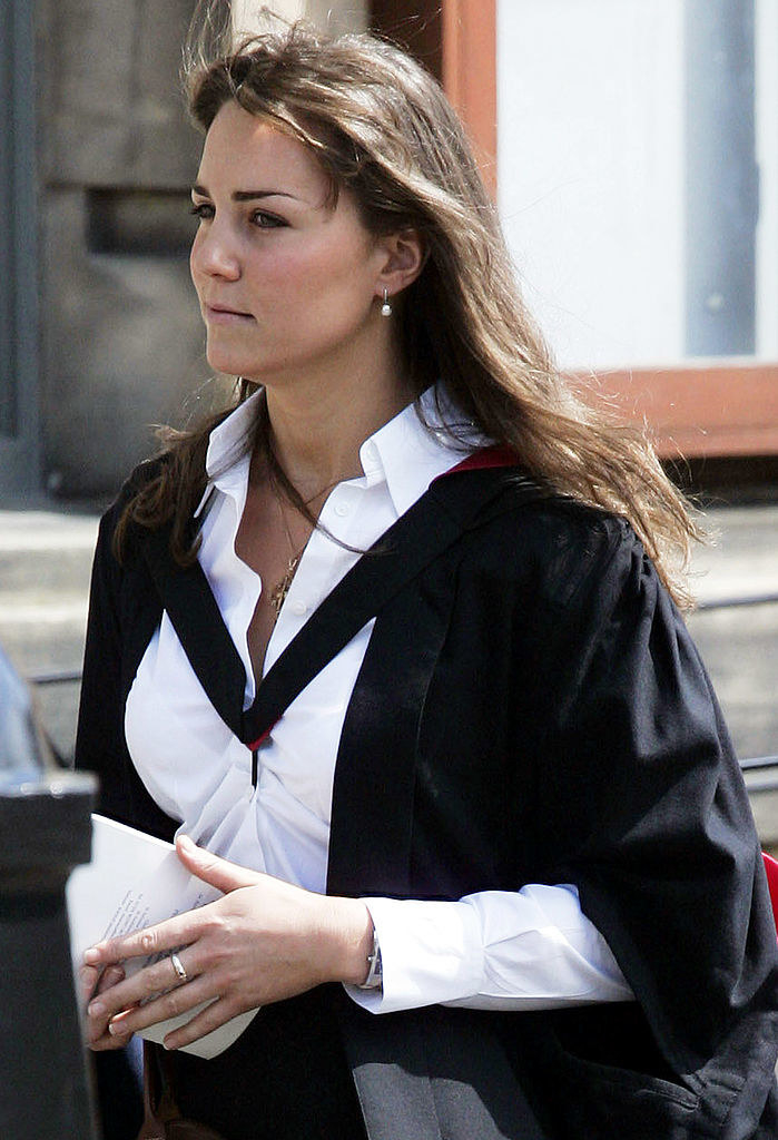 Kate in graduation robe