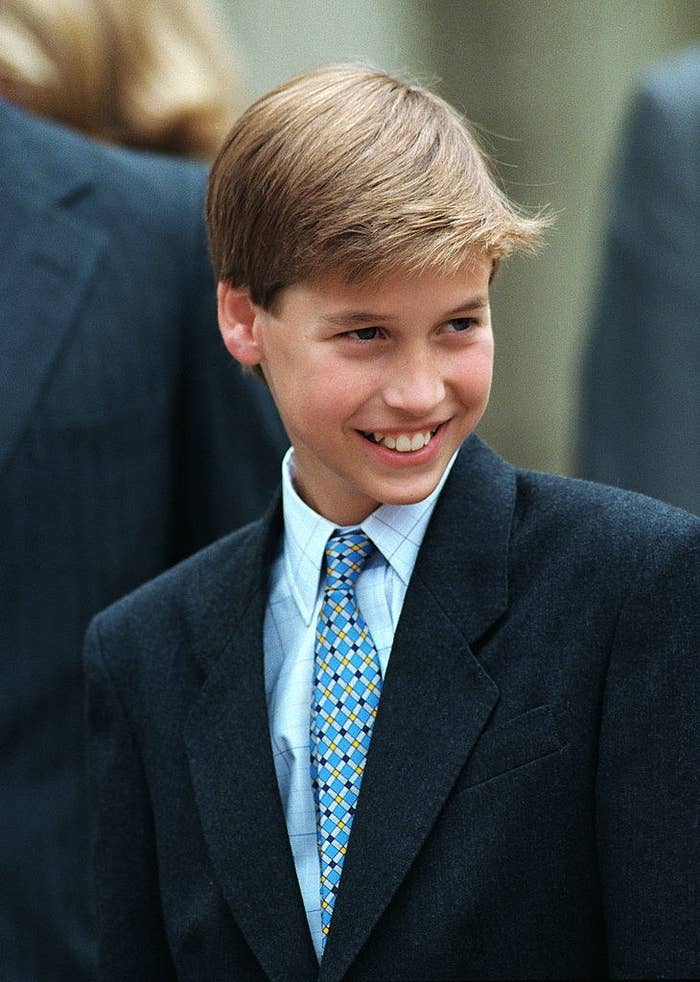 William in a suit