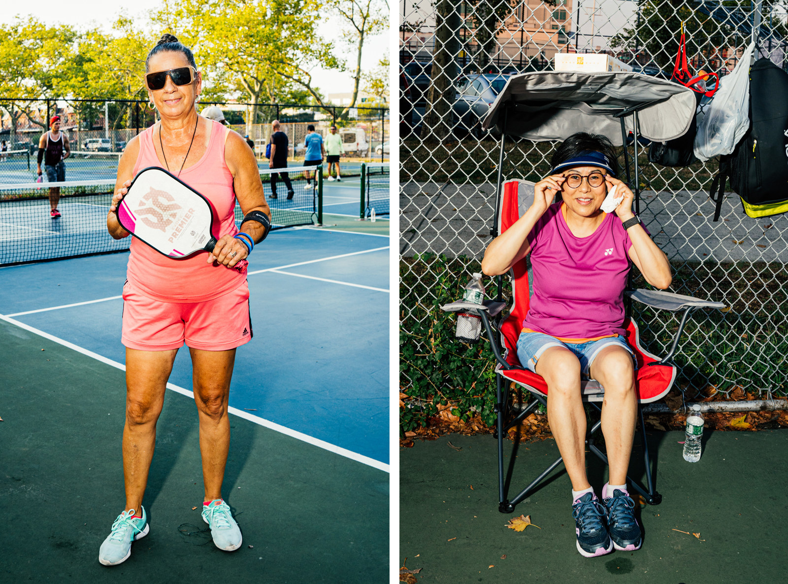 Rochelle Martinez (left): "Pickleball is very good for your mind, soci...